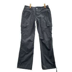 Columbia Pants Womens 10 Gray Titanium Cargo Hiking Button Fly‎ Mid Rise 32x32